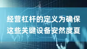 经营杠杆的定义为确保这些关键设备安然度夏